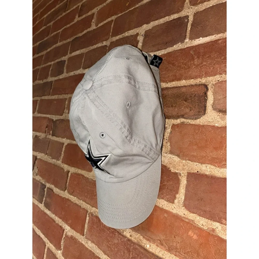 Dallas Cowboys Hat Gray Blue Star Logo Adjustable Strapback‎ Dad Cap